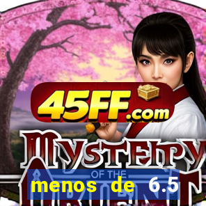 menos de 6.5 escanteios o que significa
